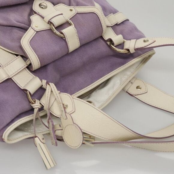 Pre Loved celine Women Purple Tote Bags - Picture 6 of 8